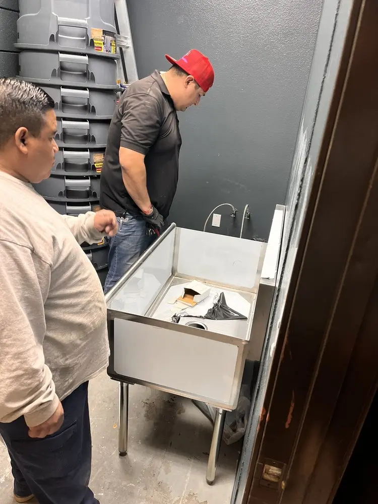 Commercial plumbing and sink installation in Mountain City